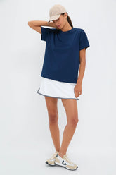 Navy Short Sleeve Performance Jersey Ryan Boyfriend Tee